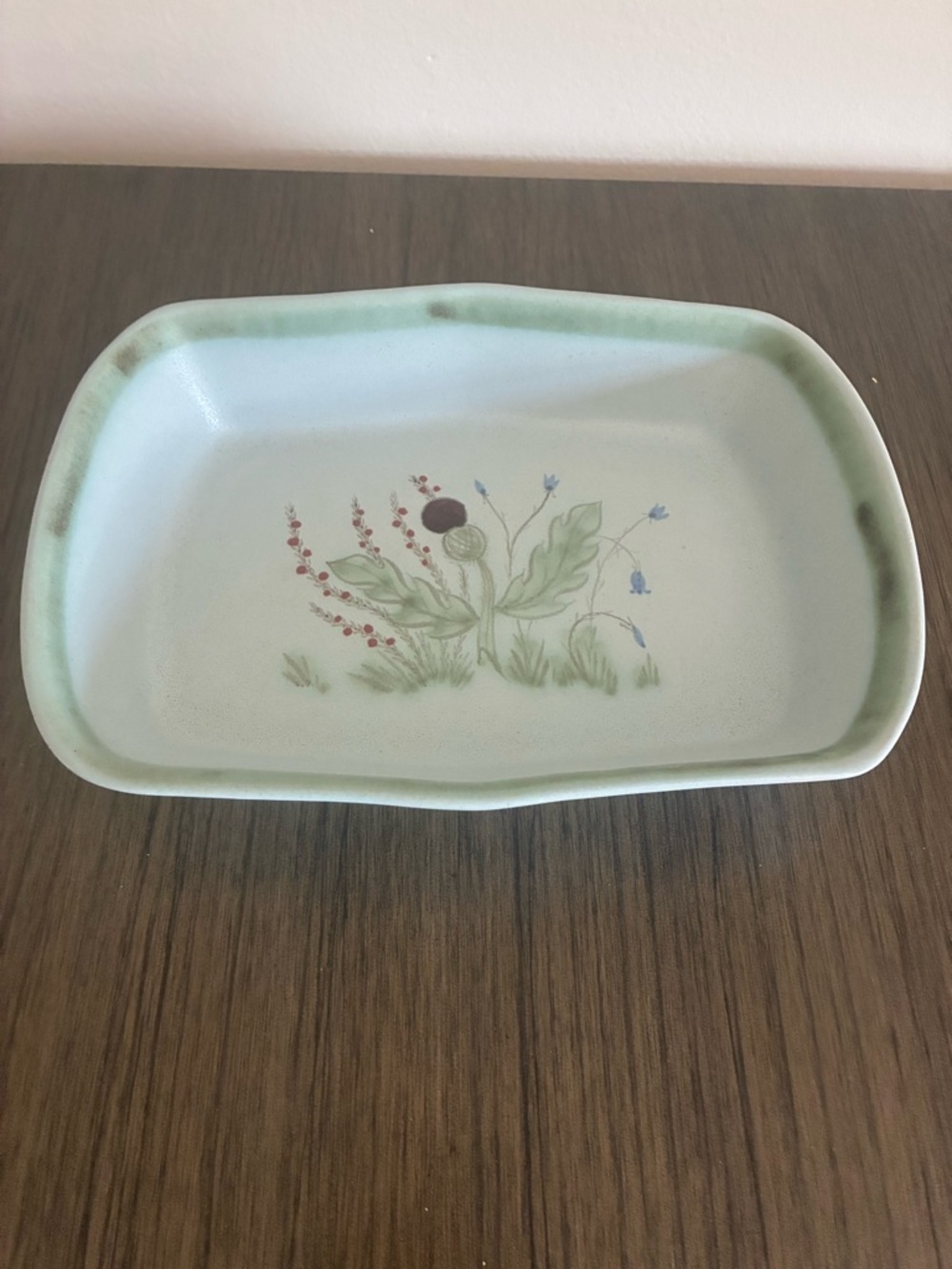 Thistle Stoneware Pottery Buchan Portobello Scotland  Serving Platter 11”